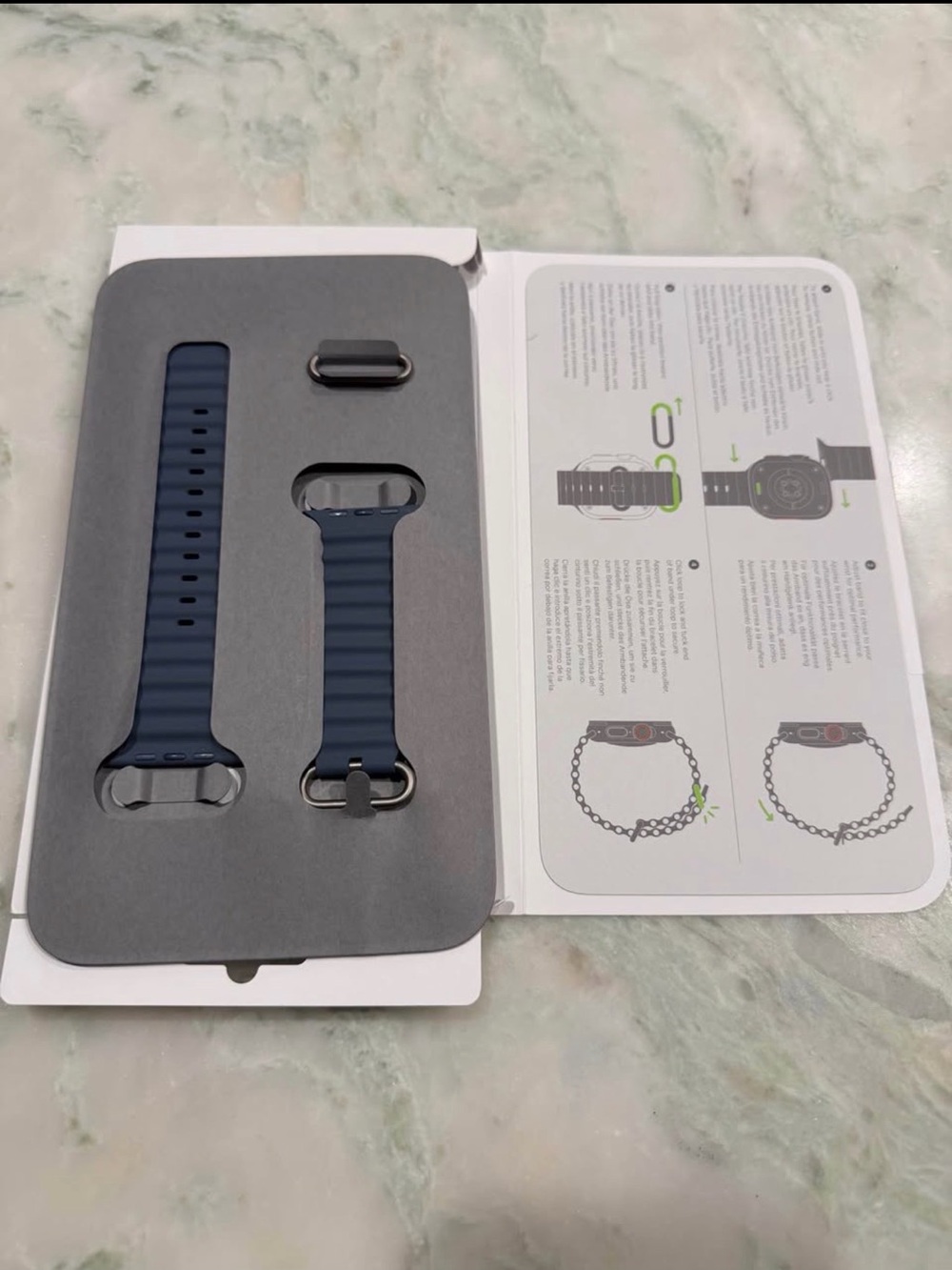 Apple Watch Ultra Ocean Band Blue